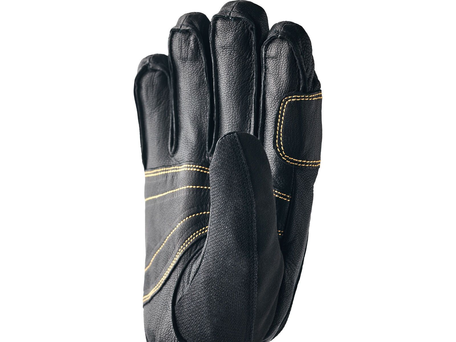 Hestra Army Leather Gore-Tex Short 5 Finger, black/black - Bild 2