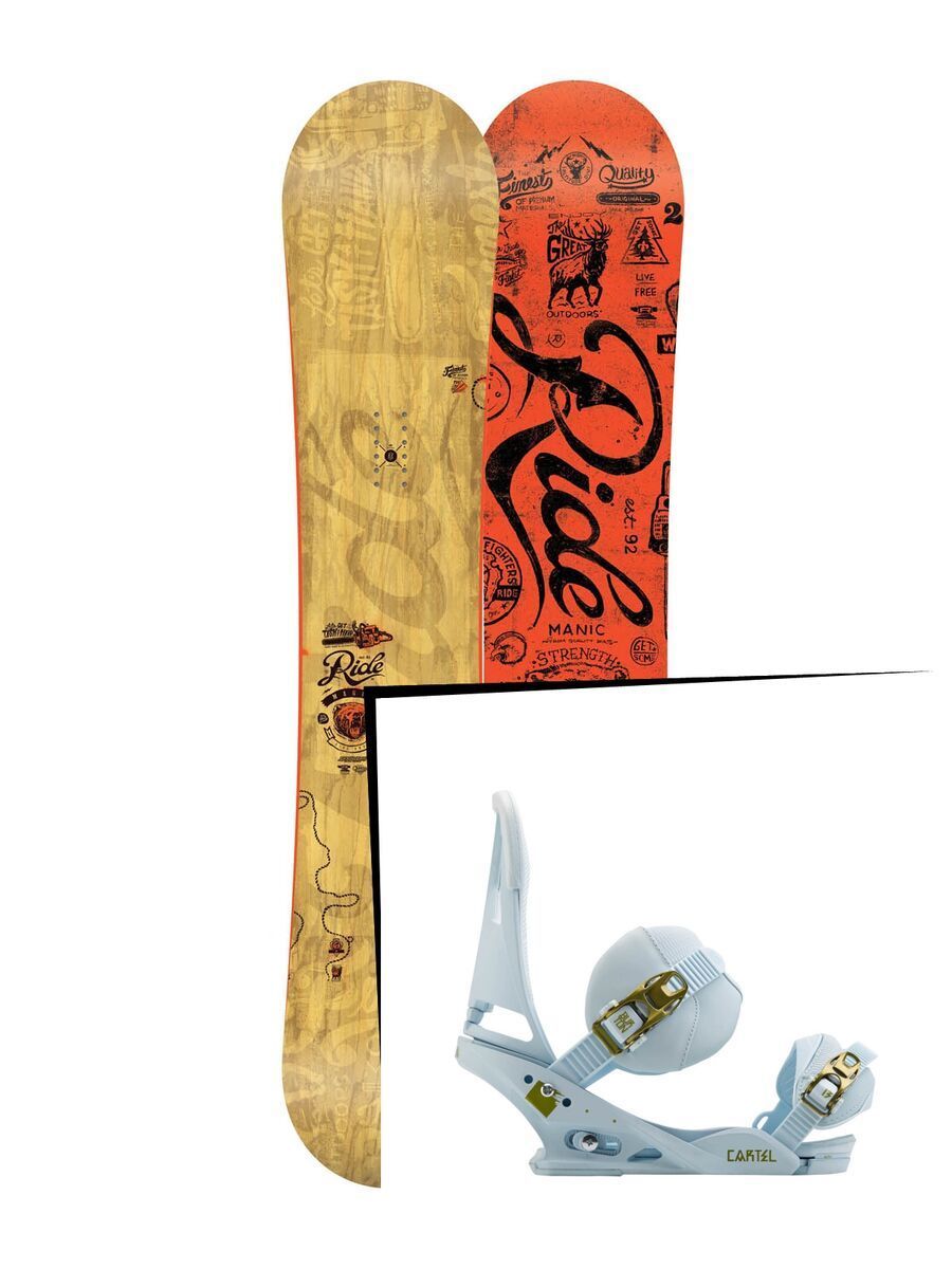 Set: Ride Manic 2015 + Burton Cartel (493843S) - Bild 1