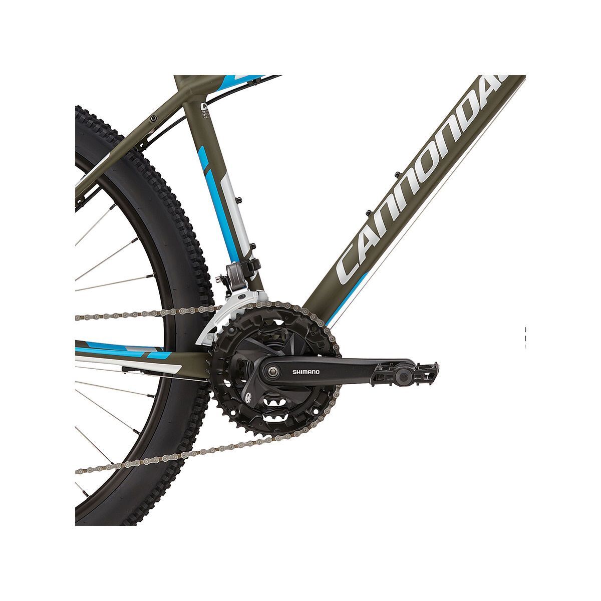 Cannondale Trail 5 27.5, green clay w/ ultra blue, reflective silver, matte - Bild 3