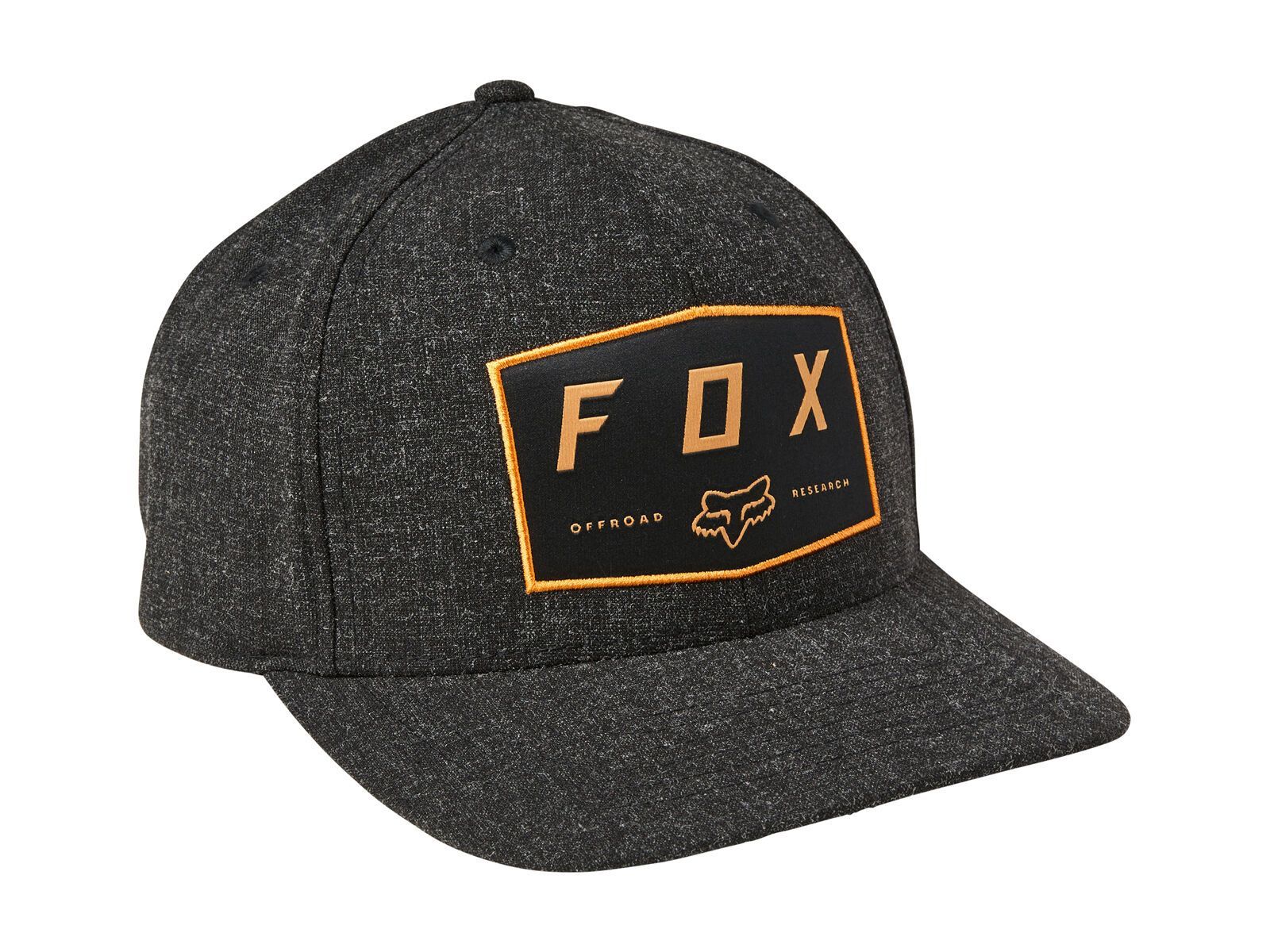 Fox Badge Flexfit Hat, black - Bild 1