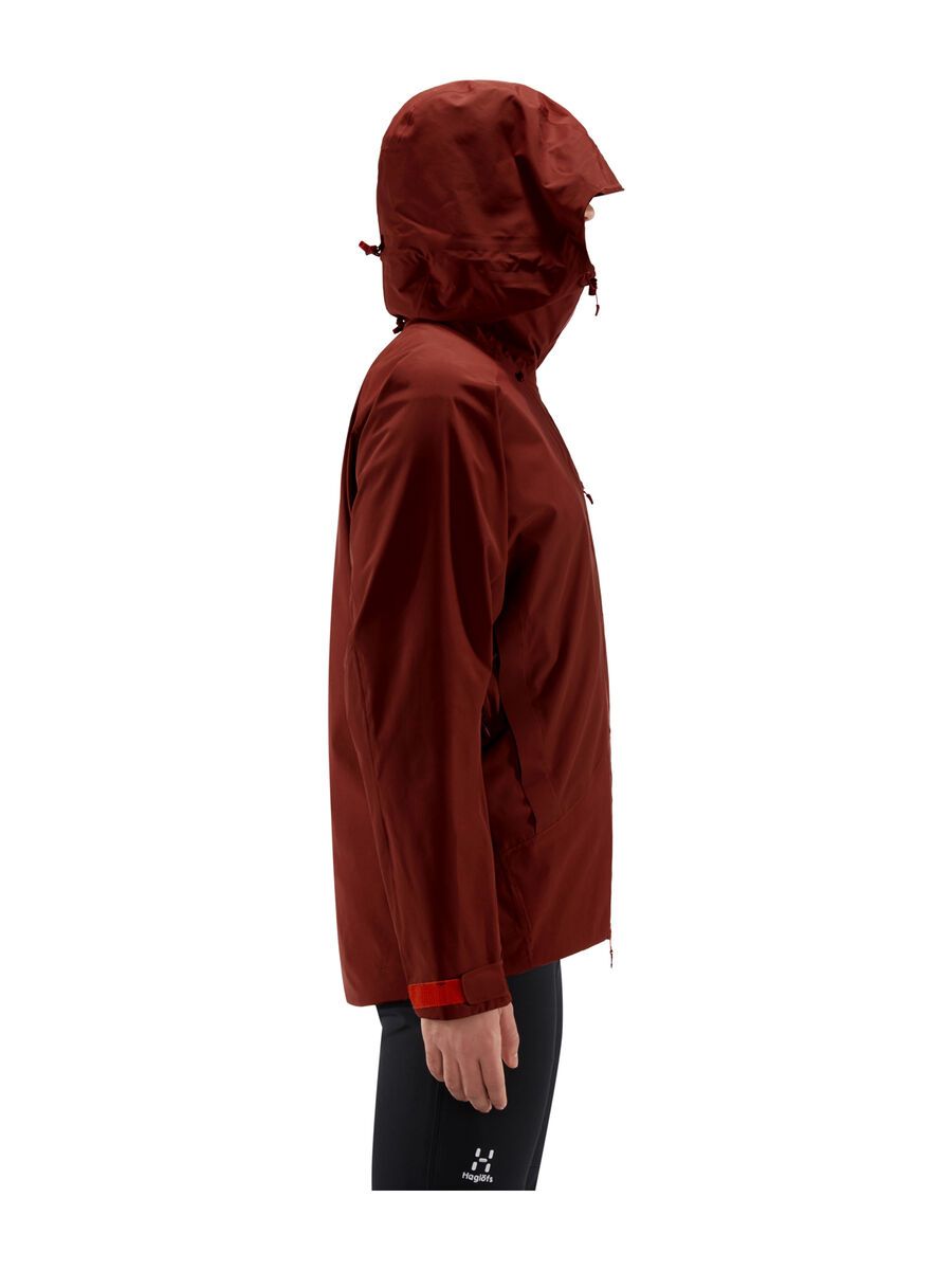 Haglöfs Niva Jacket Men, maroon red/habanero  - Bild 4
