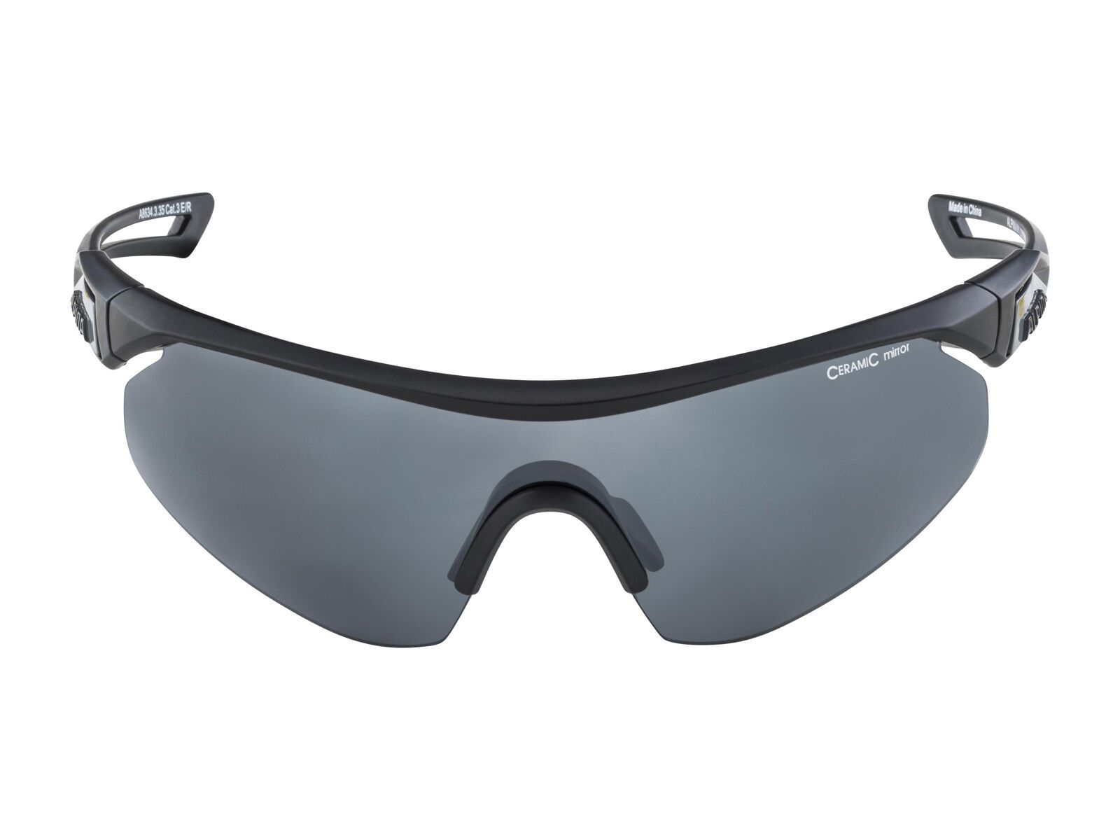 Alpina Nylos Shield, black matt/Lens: ceramic mirror black - Bild 3