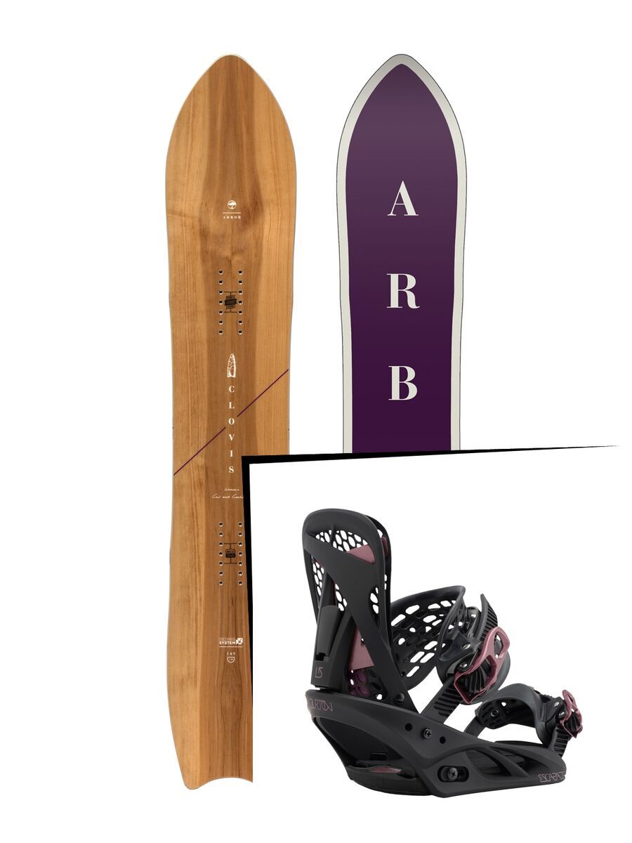 Set: Arbor Clovis Womens 2017 + Burton Escapade (1712754S) - Bild 1