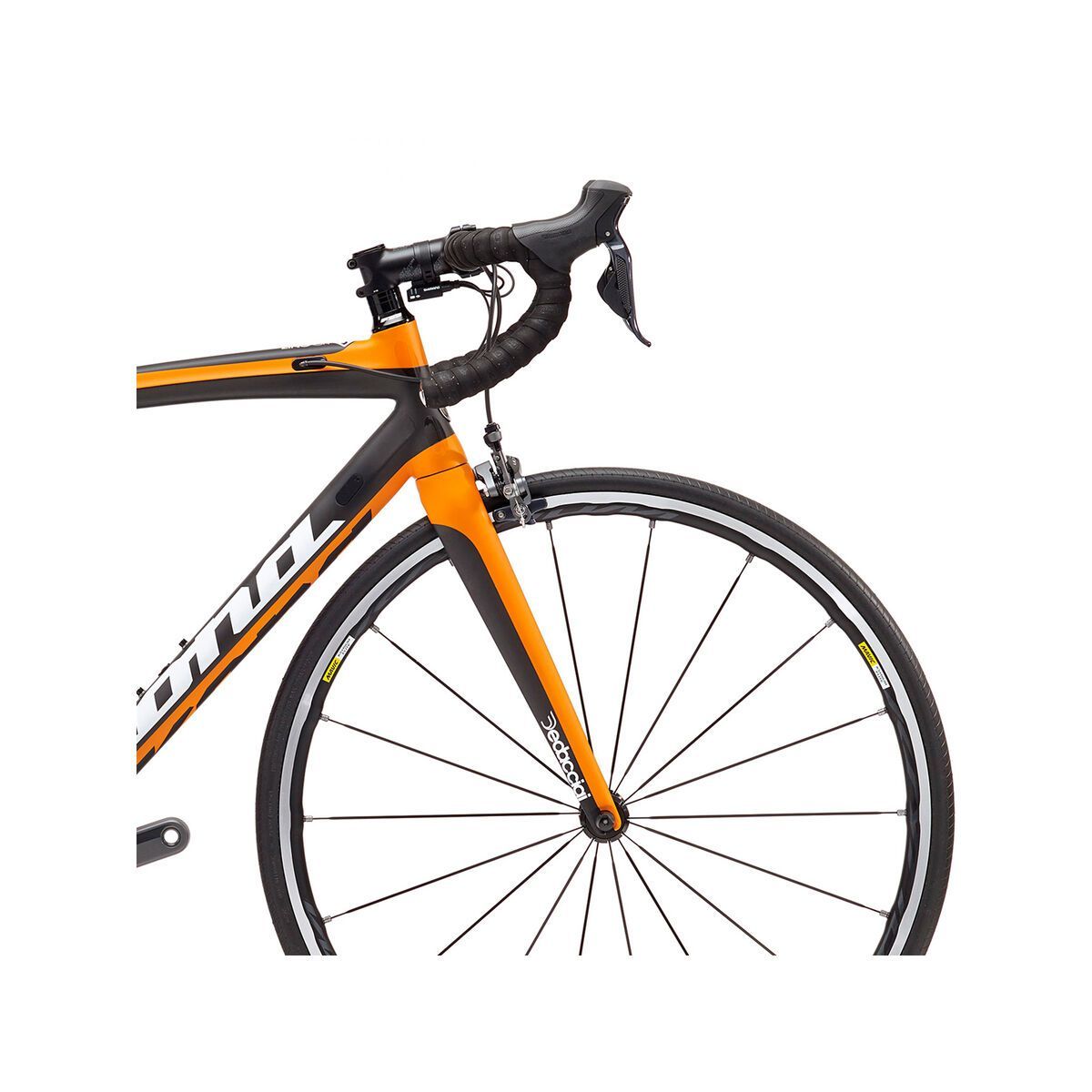 Kona Zing CR, matt carbon w/ team orange & white decals - Bild 5