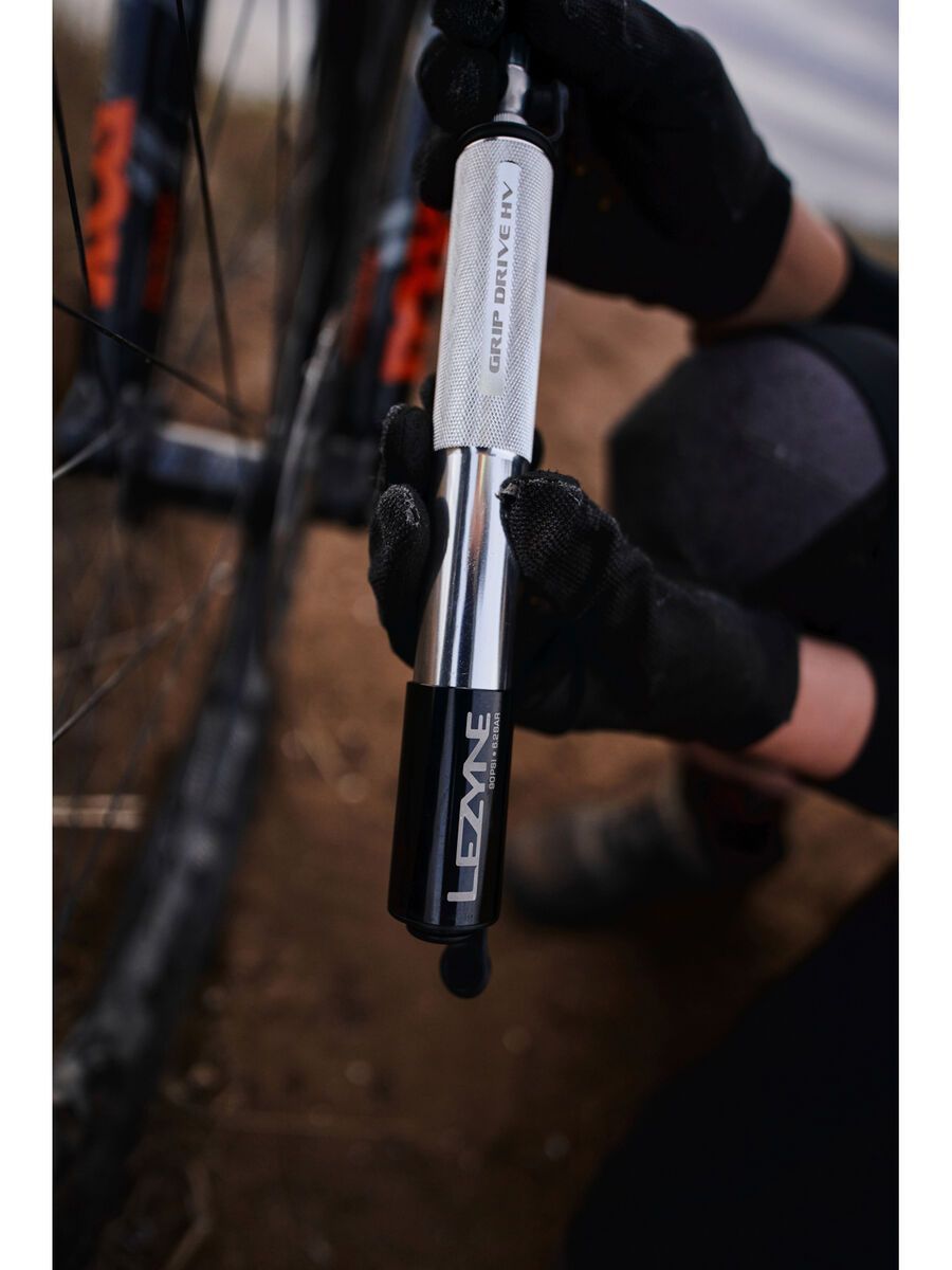 Lezyne Grip Drive HV Medium, silver - Bild 2