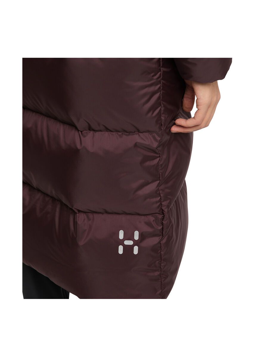 Haglöfs Long Down Parka Women, burgundy brown - Bild 11