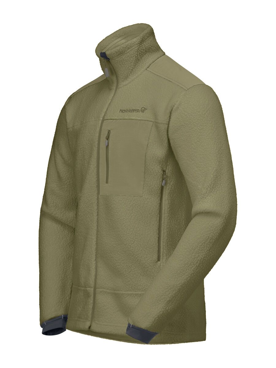 Norrona trollveggen warm3 Jacket M's, deep lichen green - Bild 2