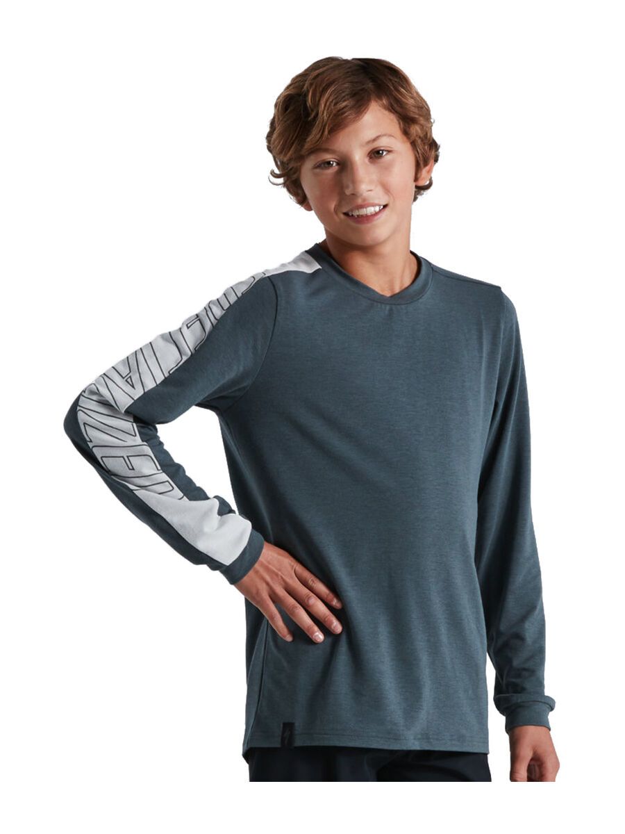 Specialized Youth Trail Longsleeve Jersey, cast battleship - Bild 2