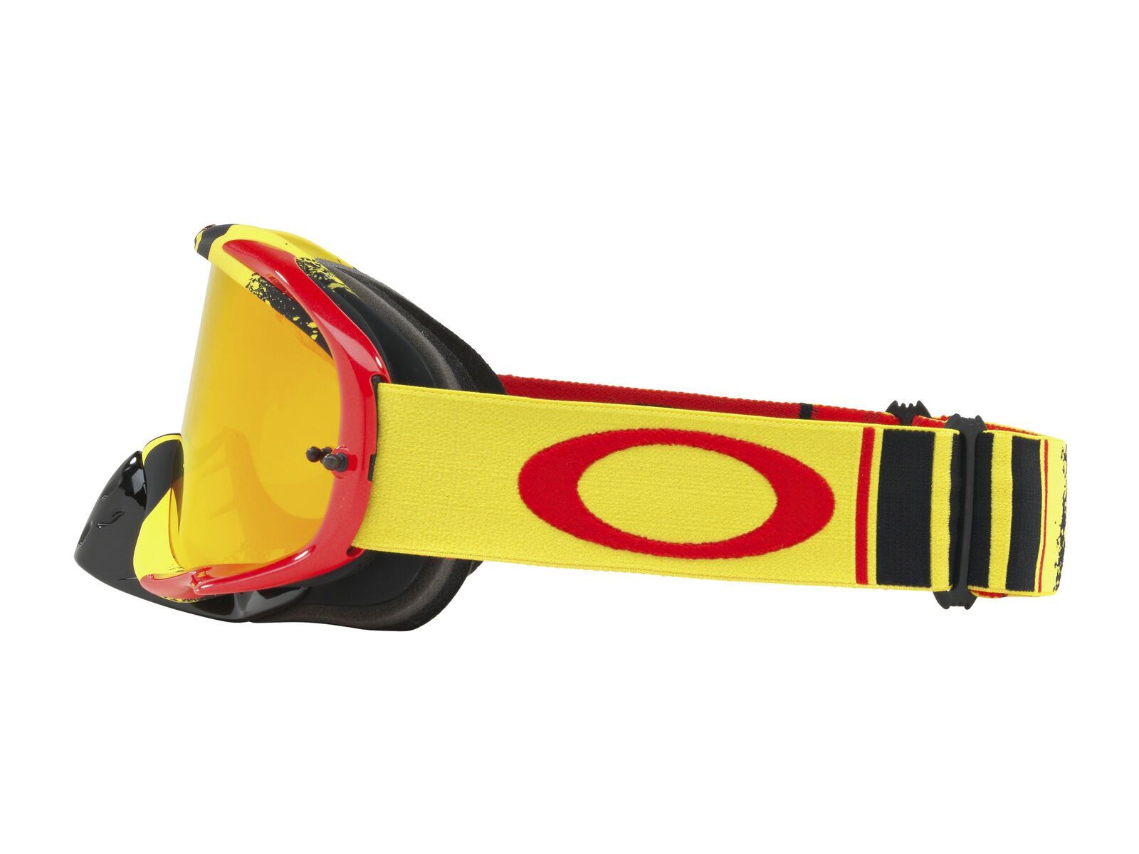 Oakley Crowbar MX inkl. Wechselscheibe, pinned race yellow red/Lens: fire iridium & clear - Bild 2