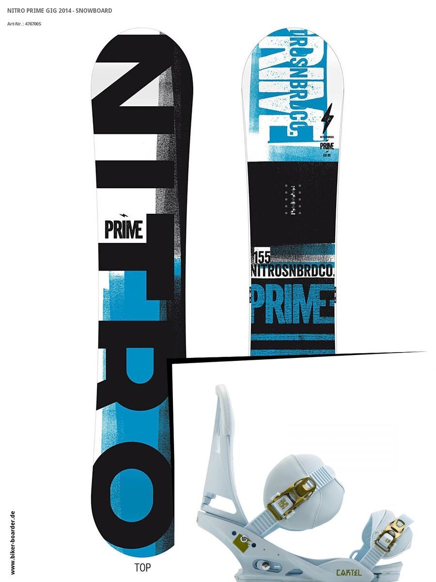 Set: Nitro Prime Gig  + Burton Cartel (493843S) - Bild 1
