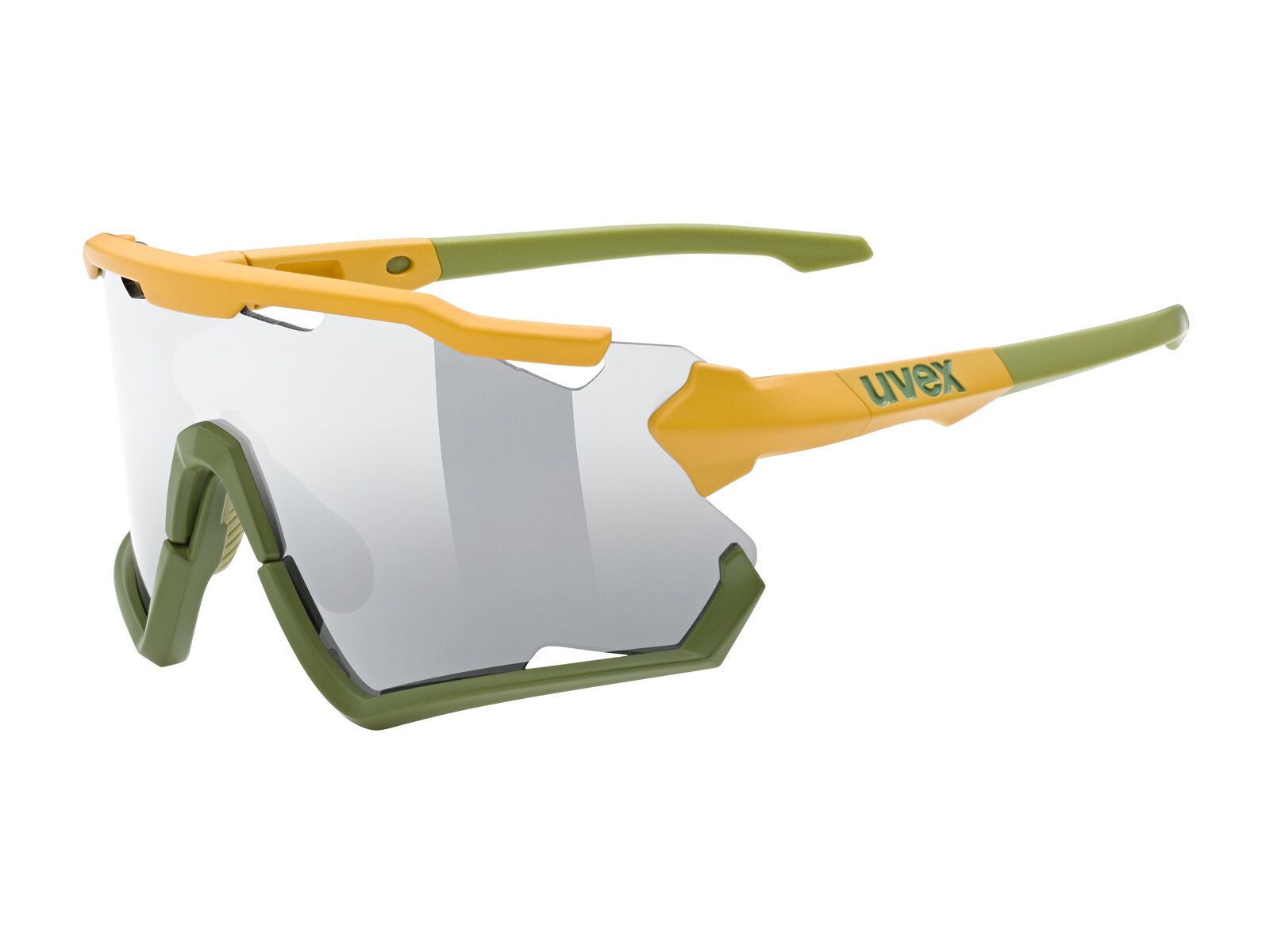 uvex sportstyle 228 Mirror Silver, mustard olive mat - Bild 1