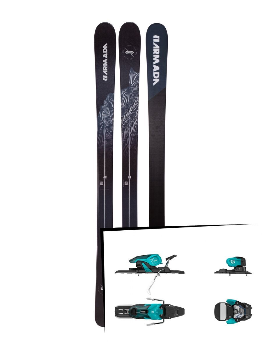 Set: Armada Invictus 89 Ti 2019 + Salomon Warden 11 turquoise/black - Bild 1