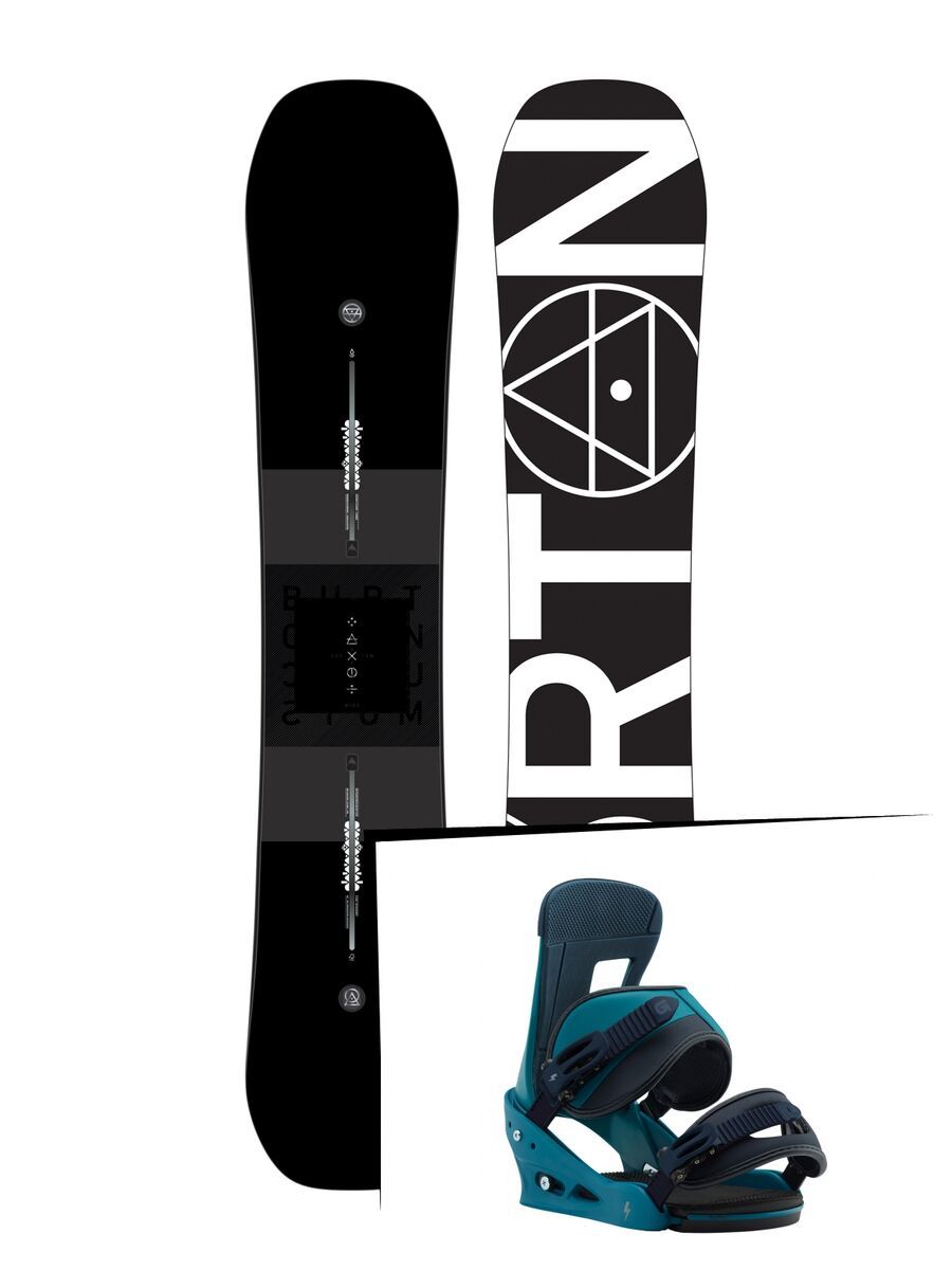 Set: Burton Custom X 2019 +  Freestyle (1930960S) - Bild 1