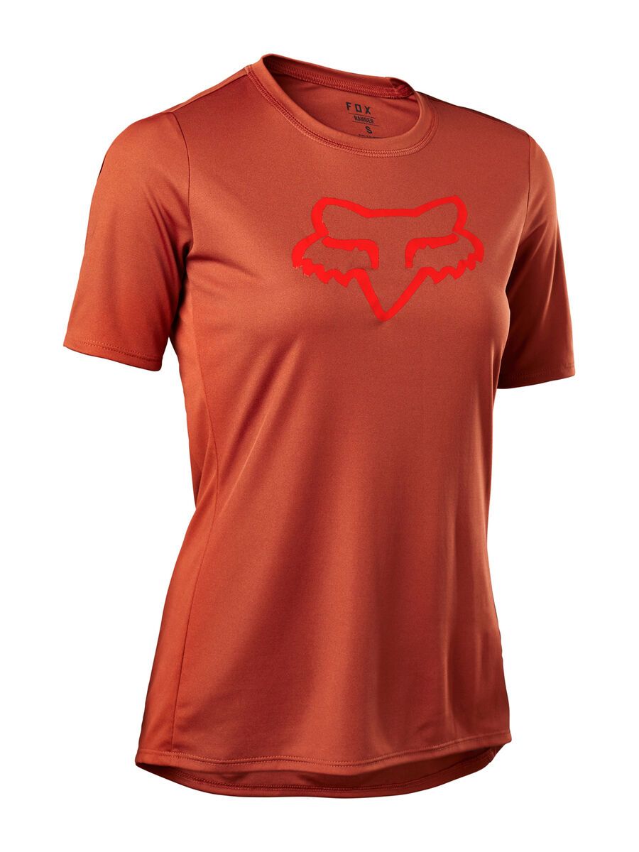 Fox Womens Ranger SS Jersey Fox Head, red clay - Bild 1