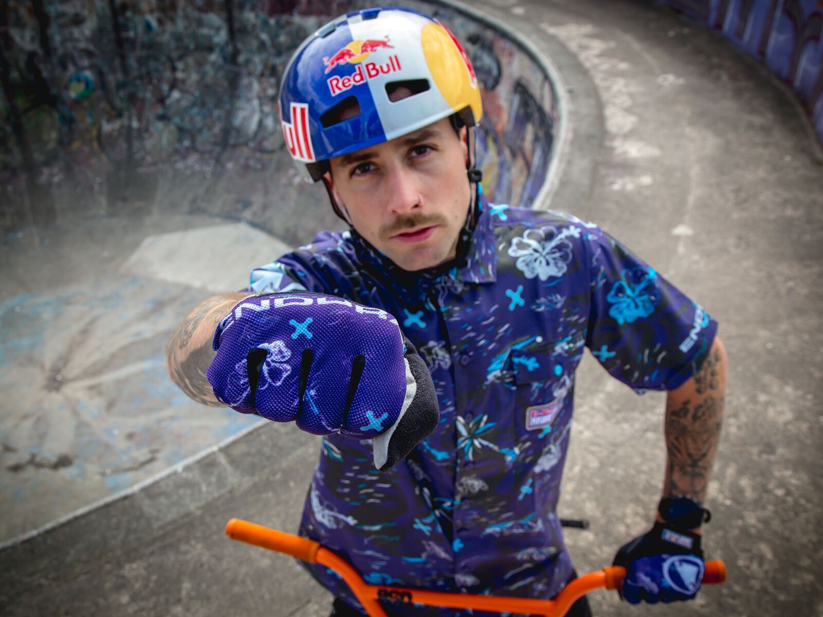 Endura Hummvee Lite Icon Glove LTD – Hawaiian Print - Bild 14