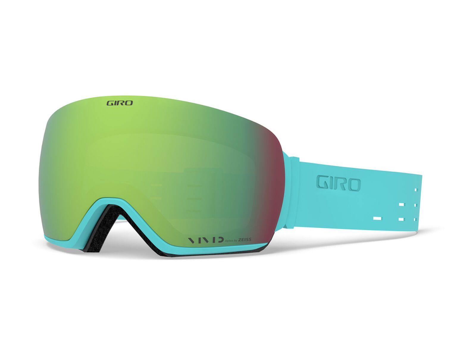 Giro Article inkl. WS, silicone glacier/Lens: vivid emerald - Bild 1