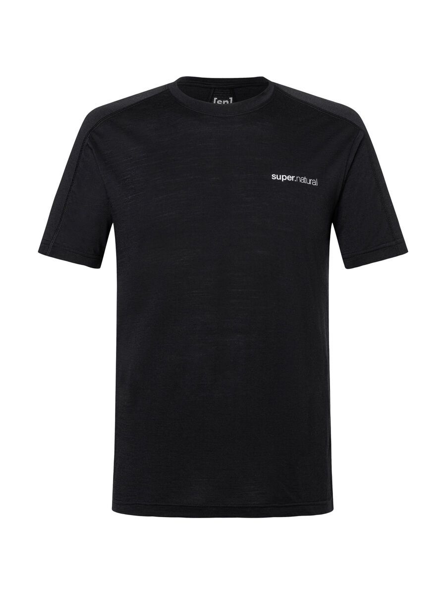 super.natural Alarm Running Tee Herren, jet black/jet black - Bild 1