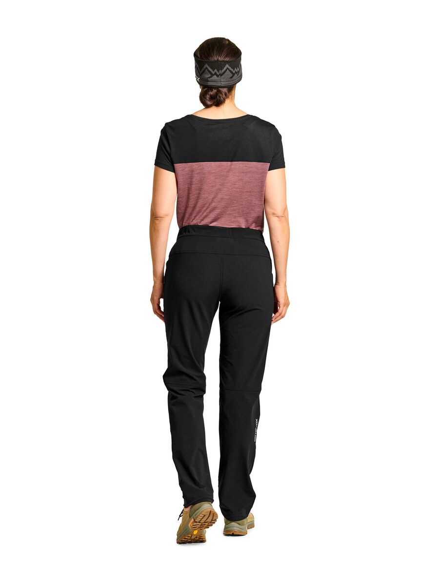 Ortovox Merino Shield Light Brenta Pants W, black raven - Bild 8