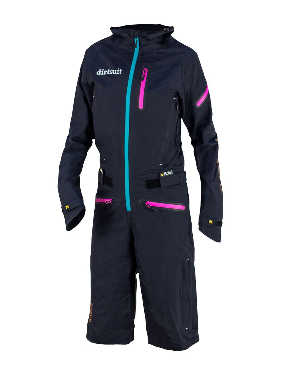 dirtlej DirtSuit Pro Edition Ladies Cut, black azure/turquoise - Bild 1