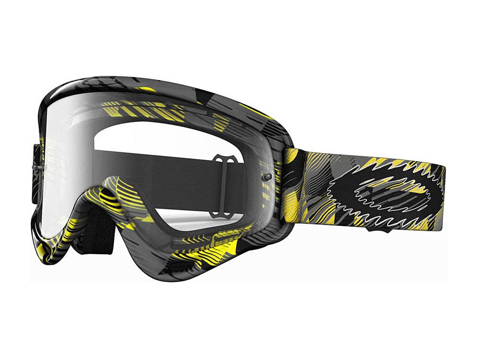 Oakley XS O Frame MX, digi-slash grey/yellow/clear - Bild 1