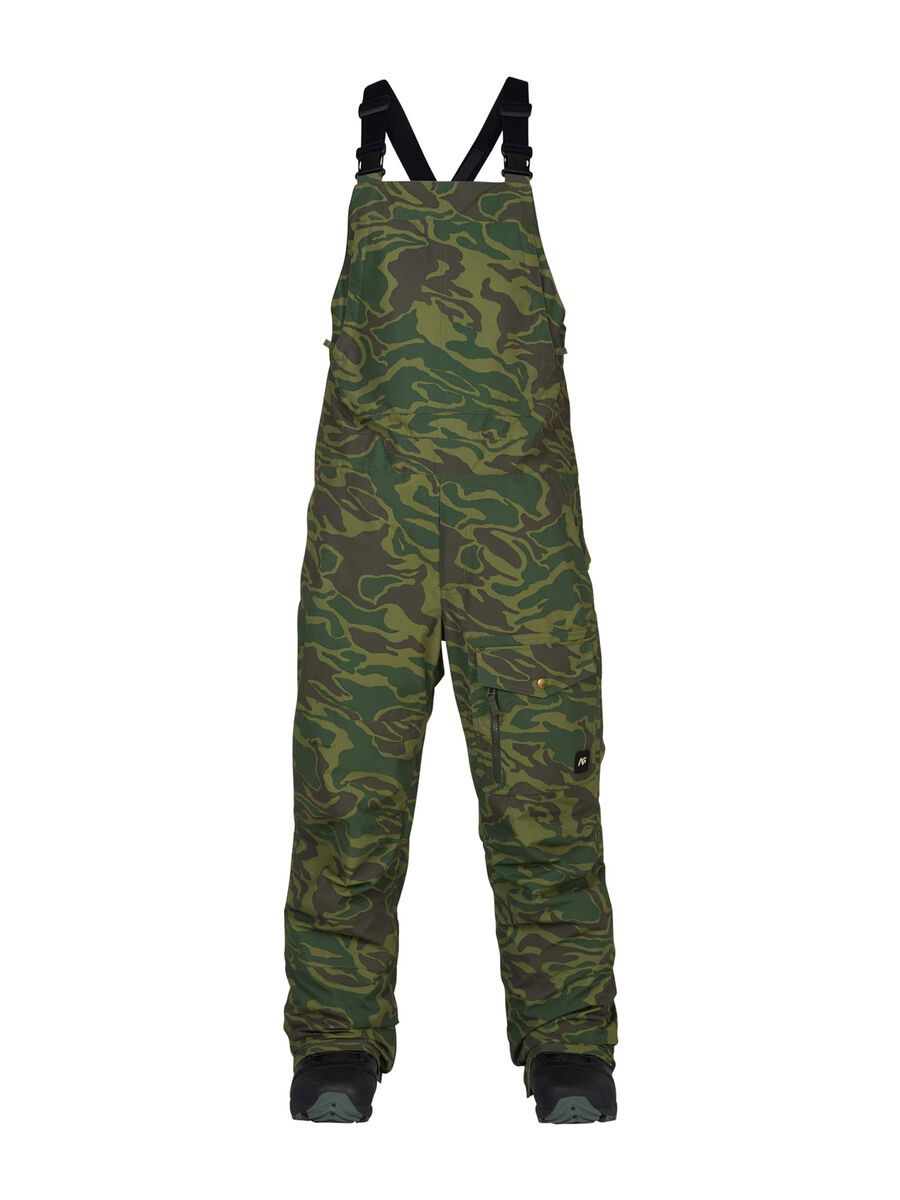 Analog Breakneck Bib Pant, rifle green noodle camo - Bild 1