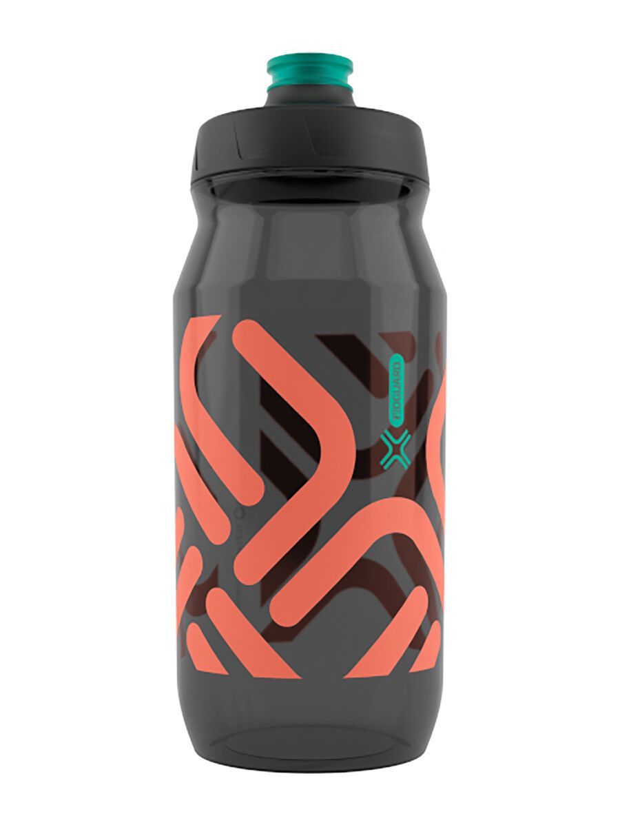 Fidlock Fidguard Bottle 600 Antibacterial, transparent black/coral red - Bild 1