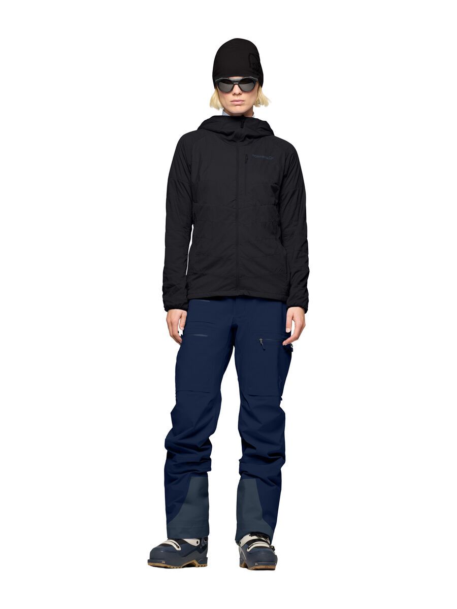 Norrona lyngen thermo100active Zip Hood W's, caviar black - Bild 4