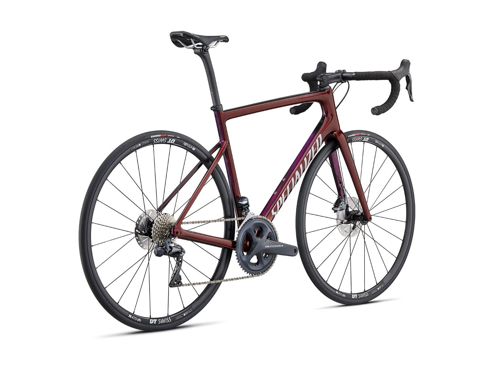 Specialized Tarmac Disc Comp Ultegra Di2, gloss cast berry/metallic crimson/dove grey - Bild 3