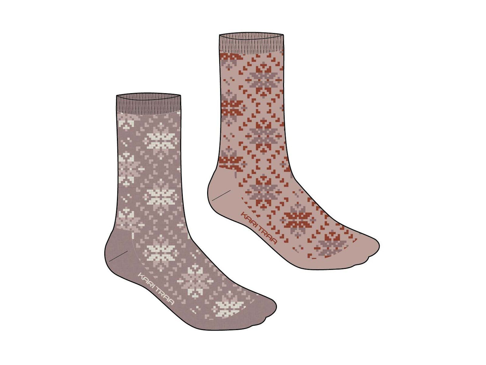 Kari Traa Tirill Wool Sock 2er Set, pri - Bild 1