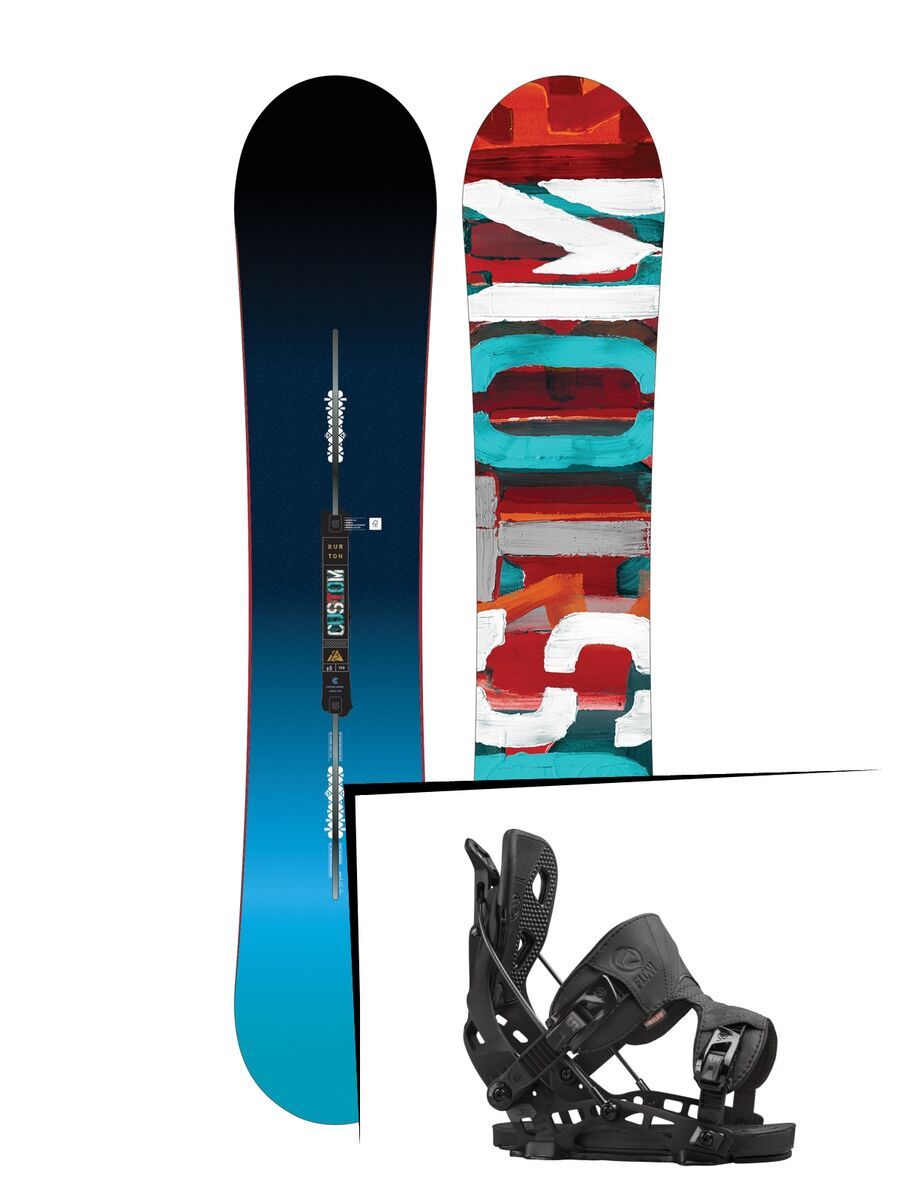 Set: Burton Custom 2017 + Flow NX2 (1513115S) - Bild 1