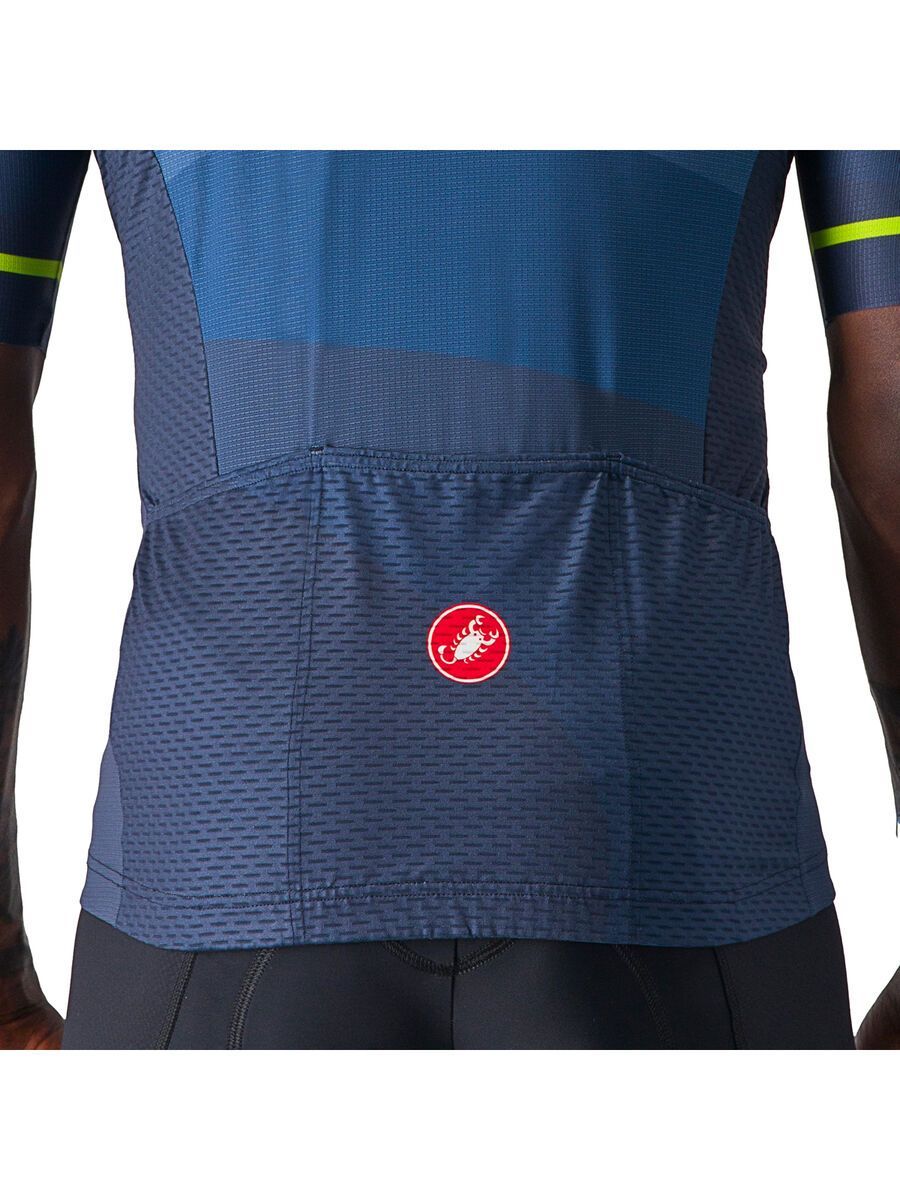 Castelli Orizzonte Jersey, belgian blue/light steel blue- - Bild 4