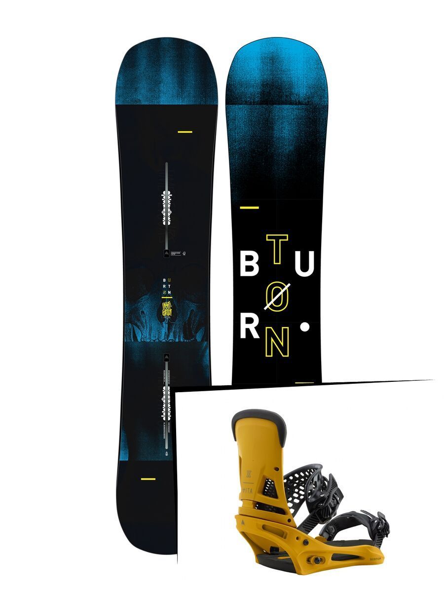 Set: Burton Instigator Wide 2019 + Burton Malavita colonel mustard - Bild 1