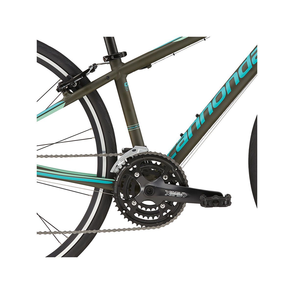 Cannondale Quick Women's 4, green clay w/ turquoise, new green, matte - Bild 3
