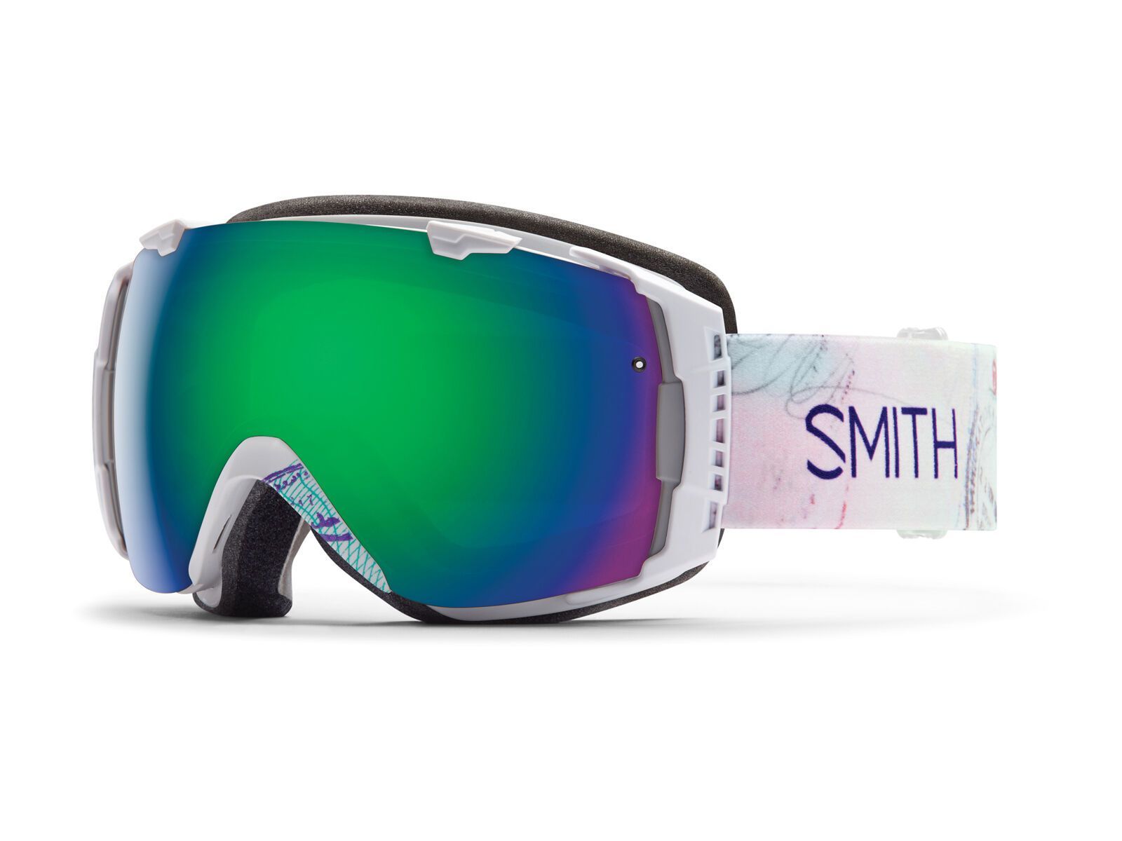 Smith I/O Womens + Spare Lens, white wanderlust/green sol-x mirror - Bild 1
