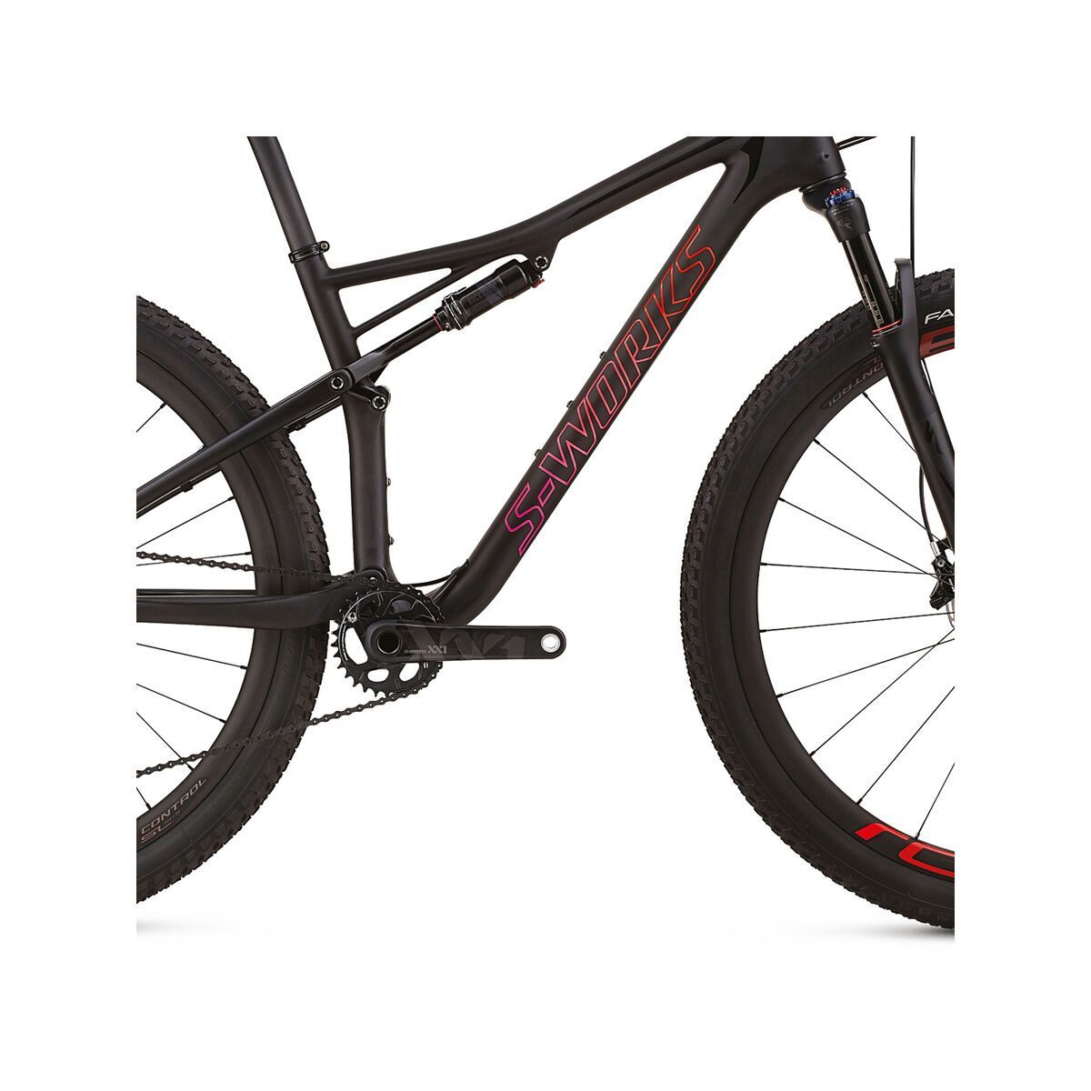Specialized Women's S-Works Epic, satin gloss black tint/rocket red/acid purple fade - Bild 5