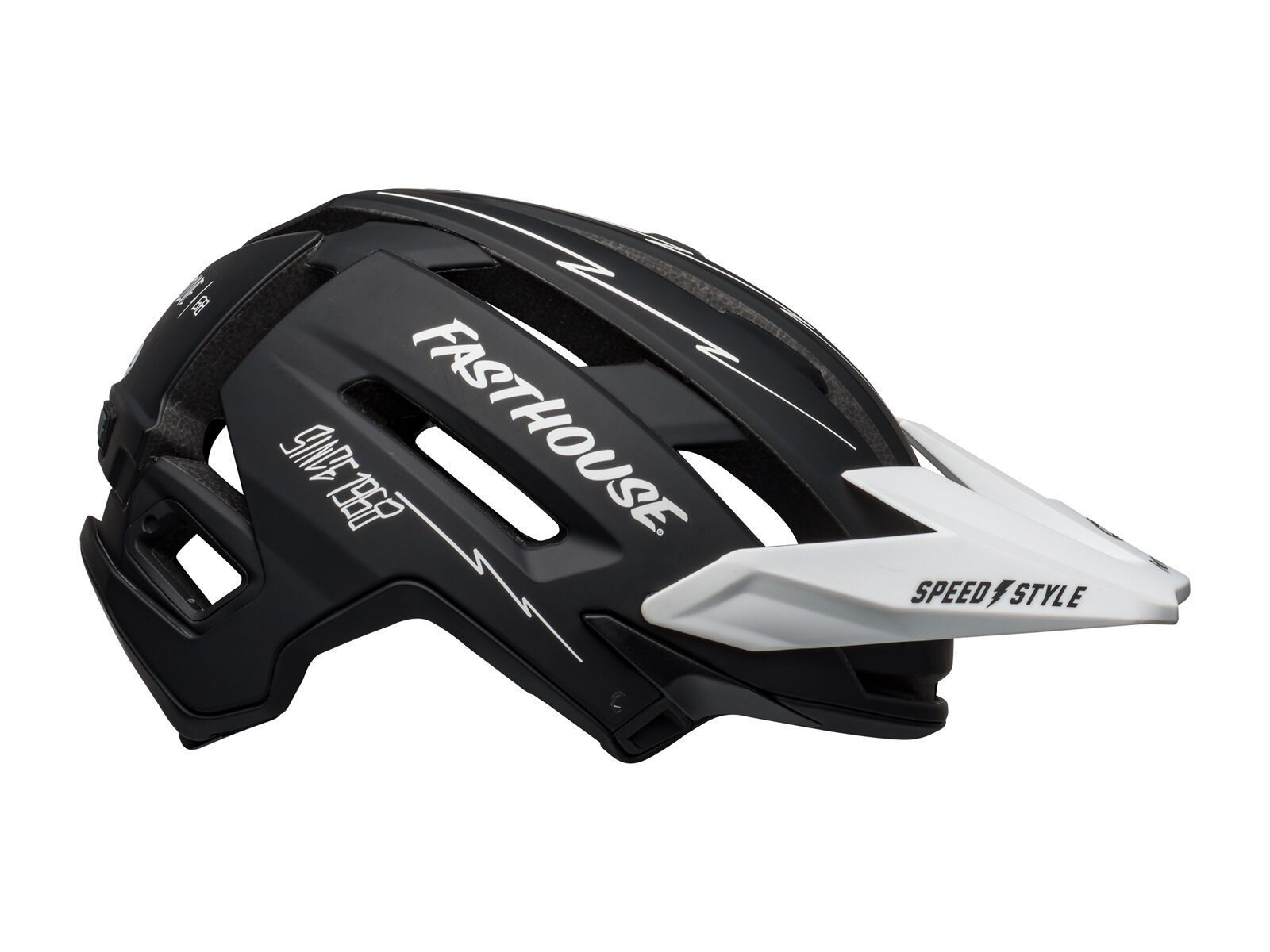 Bell Super Air Spherical MIPS Fasthouse, matte black/white - Bild 3