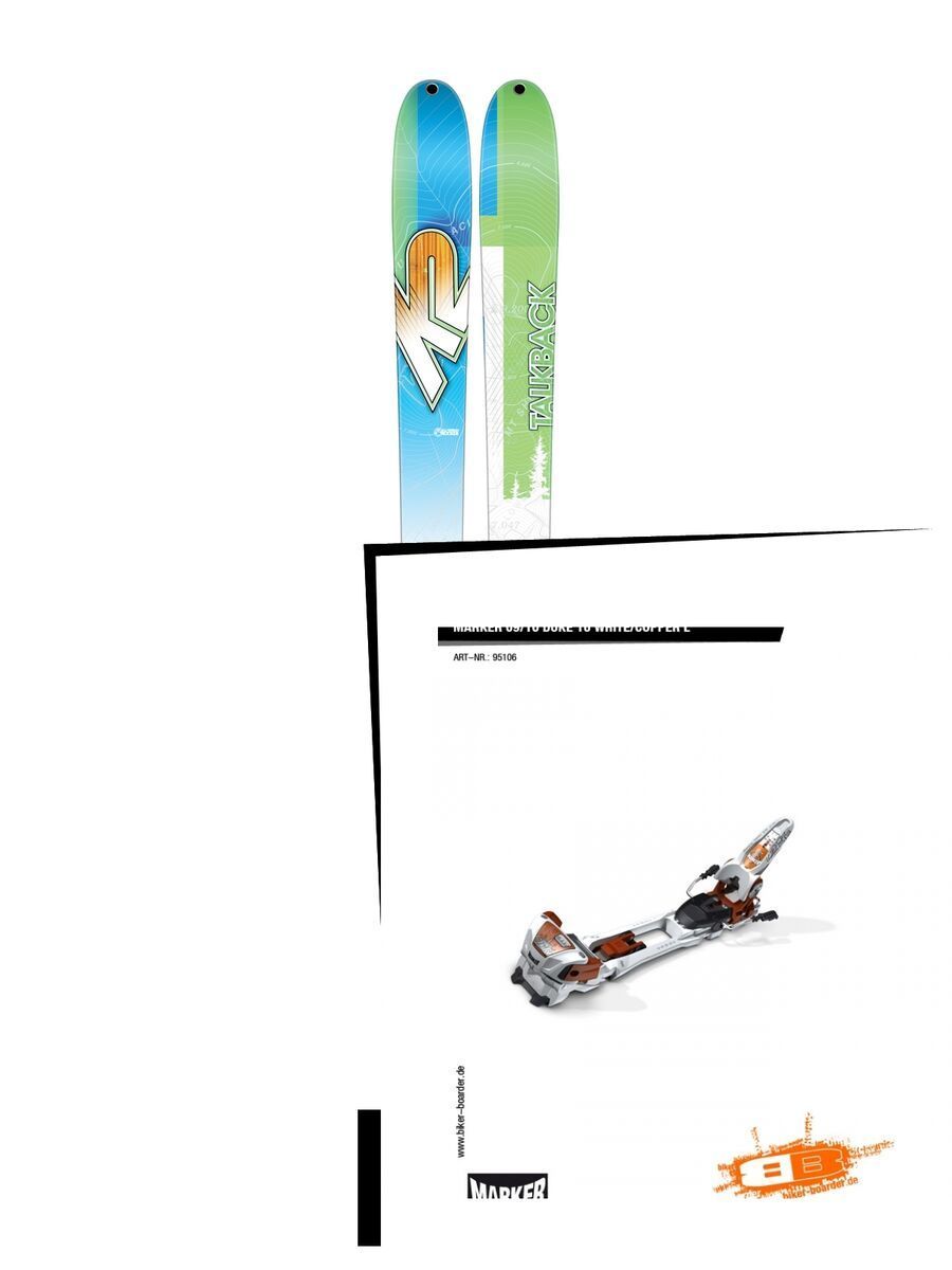 Set: K2 SKI Talkback 96 2017 + Marker Duke 16 (95106S) - Bild 1