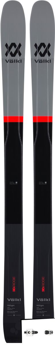 Set: Völkl 90Eight 2019 + Atomic Warden MNC 11 white - Bild 1