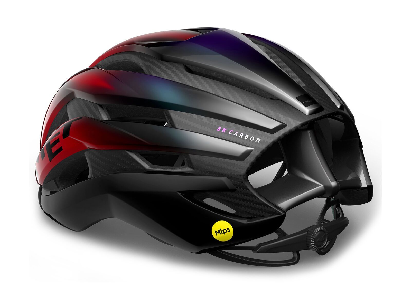 MET Trenta 3K Carbon MIPS, red iridescent/glossy - Bild 2