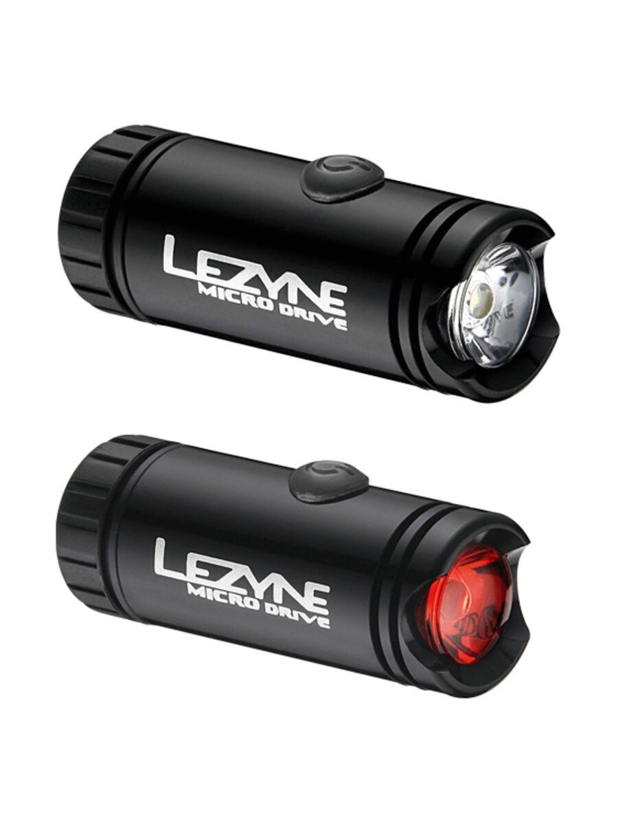 Lezyne LED Micro Drive Set, gloss black - Bild 1