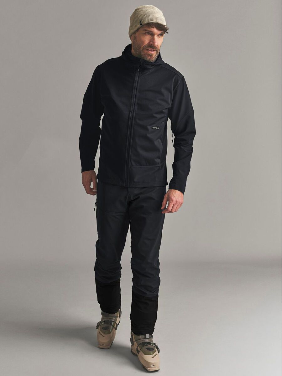 Ortovox Ortler Softshell Plus Jacket M, black raven - Bild 3
