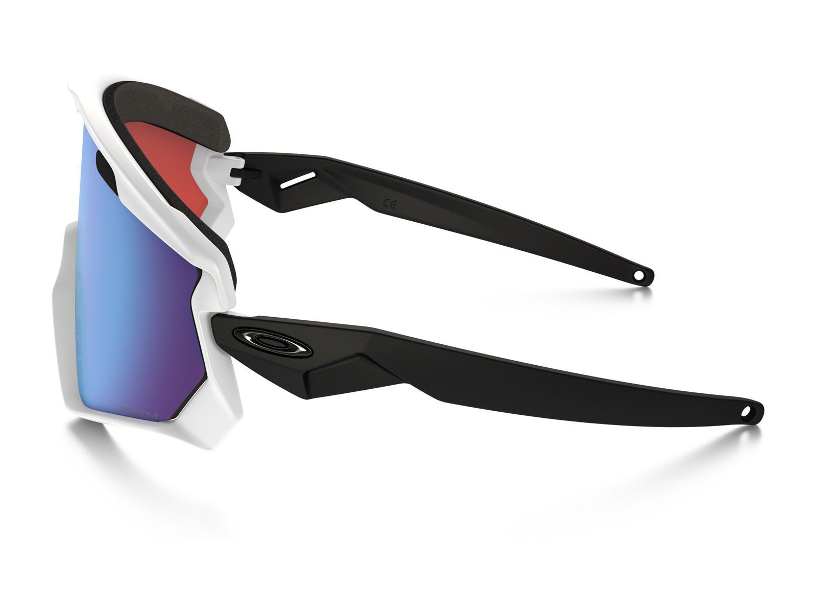 Oakley Wind Jacket 2.0 Prizm, matte white/Lens: prizm sapphire iridium - Bild 4