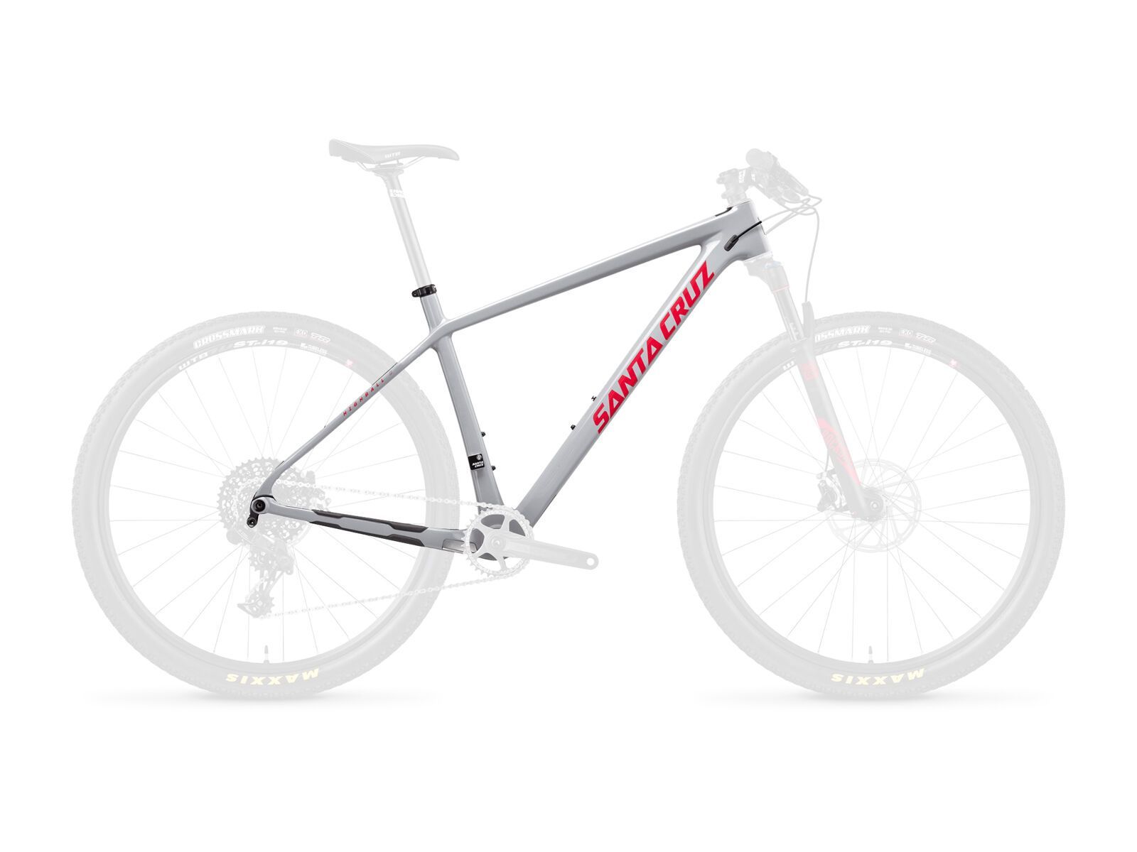 Santa Cruz Highball CC Frameset 29, gloss grey and red - Bild 1