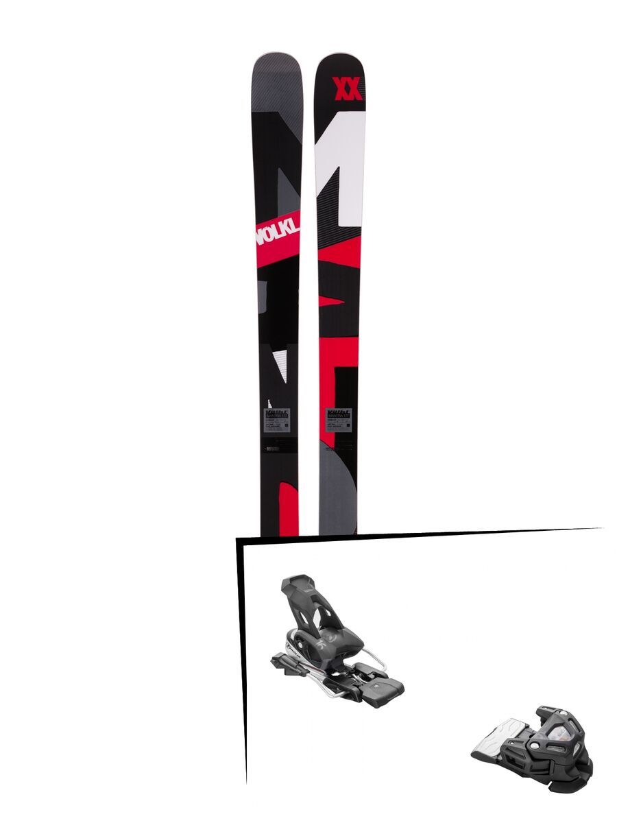 Set: Völkl Mantra 2017 + Tyrolia Attack 16 ohne Bremse, solid black - Skiset - Bild 1
