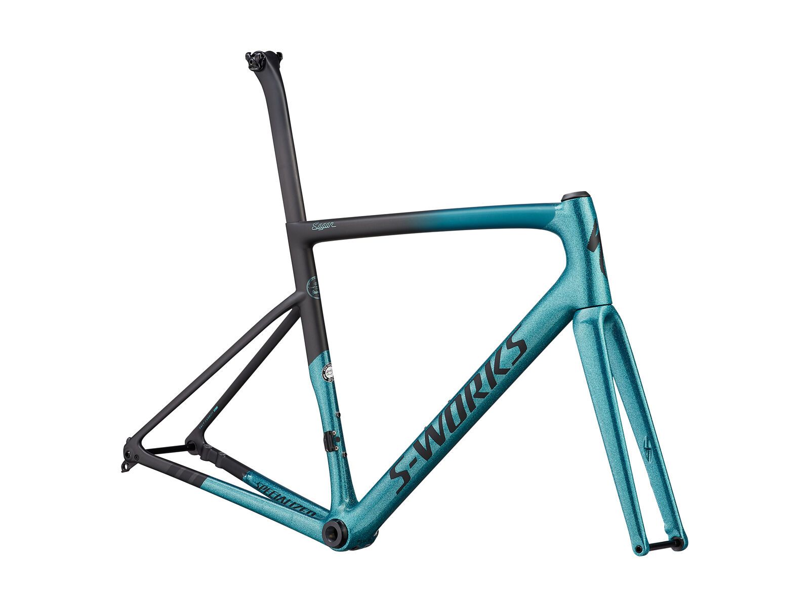 Specialized S-Works Tarmac Disc Frameset Sagan Collection, dark teal/charcoal - Bild 1