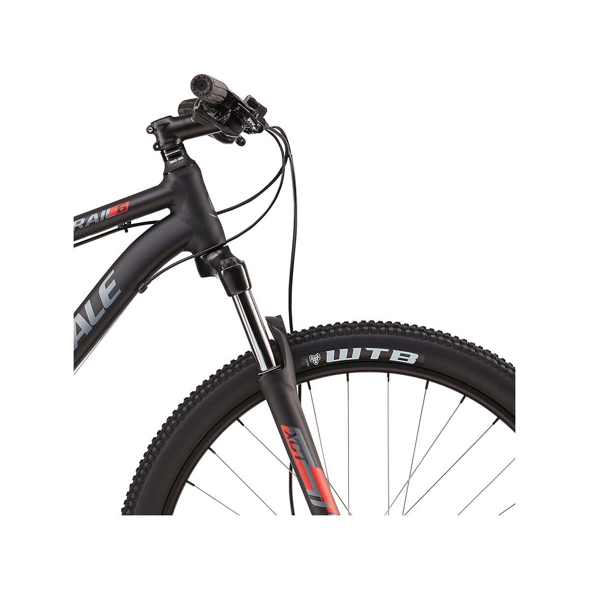 Cannondale Trail 6 27.5, jet black w/ race red, chargoal grey, matte - Bild 5