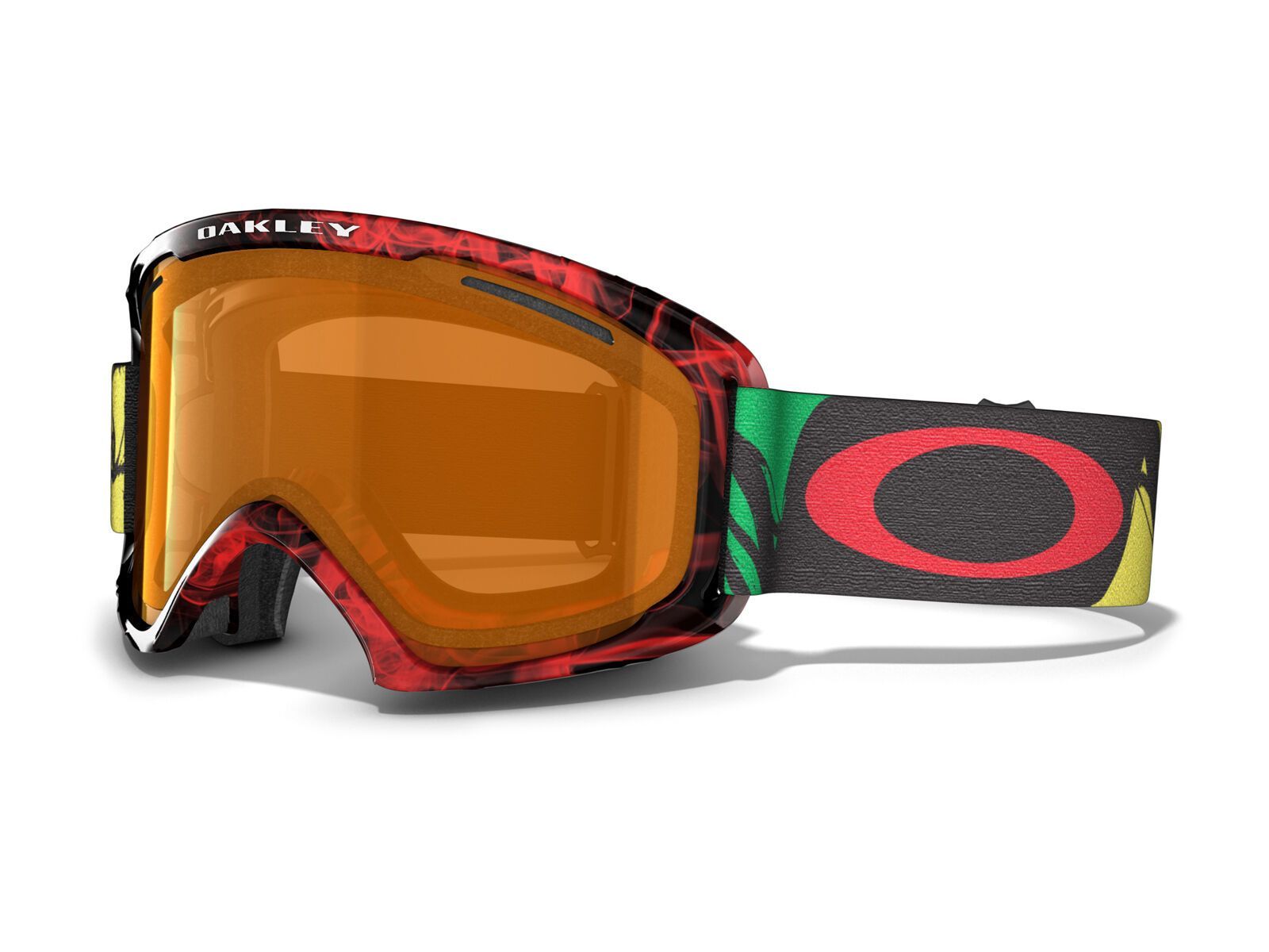 Oakley O2 XL, Burned Out Rasta/Persimmon - Bild 1