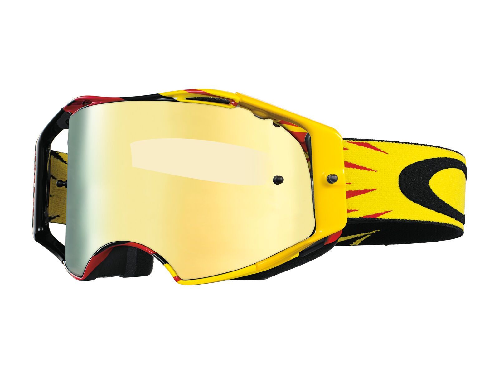 Oakley Airbrake MX, high voltage red/yellow/24k iridium - Bild 1