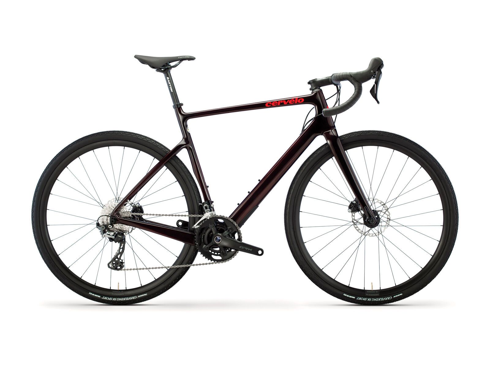 Cervelo Aspero GRX Disc, carbon/red - Bild 1