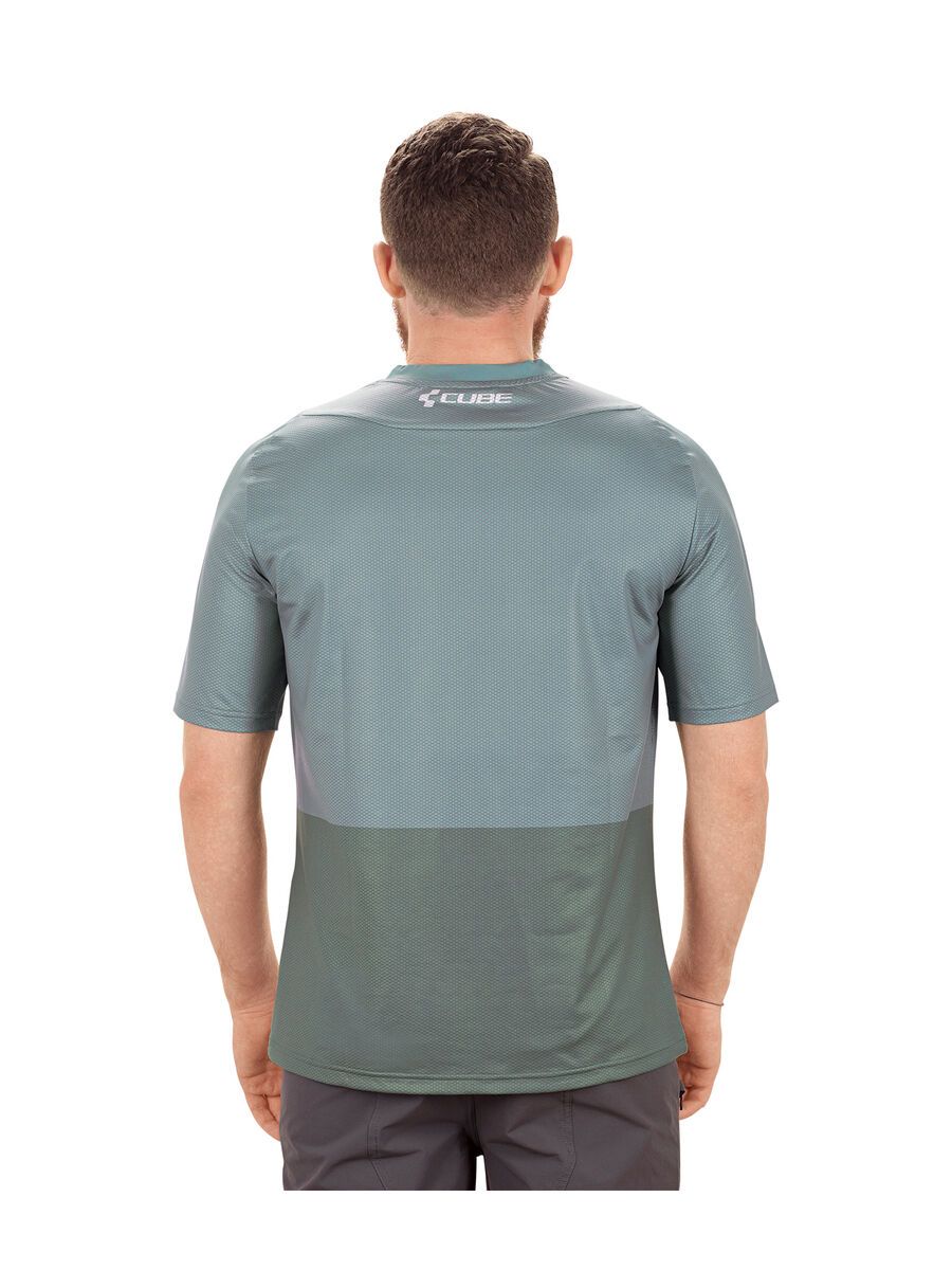 Cube Edge Rundhalstrikot kurzarm, green - Bild 4